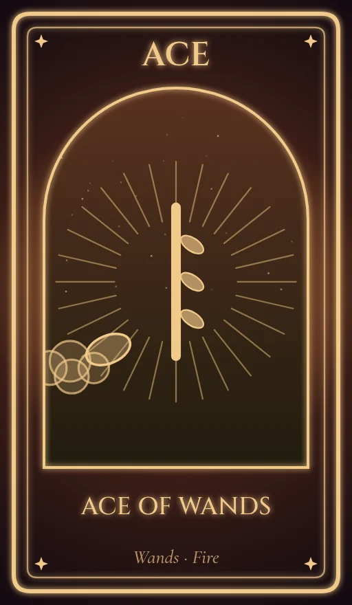 Lá Át Gậy (Ace of Wands)
