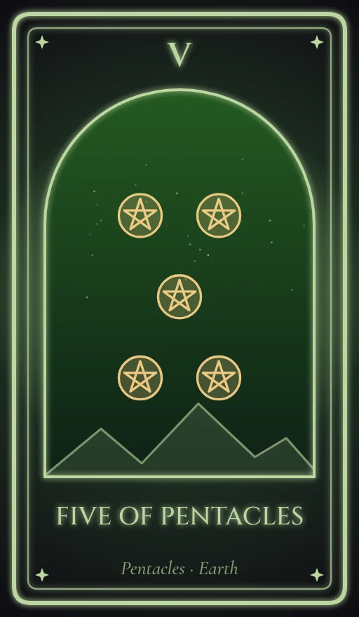 Lá Năm Tiền — tarot hôm nay cung Nhân Mã