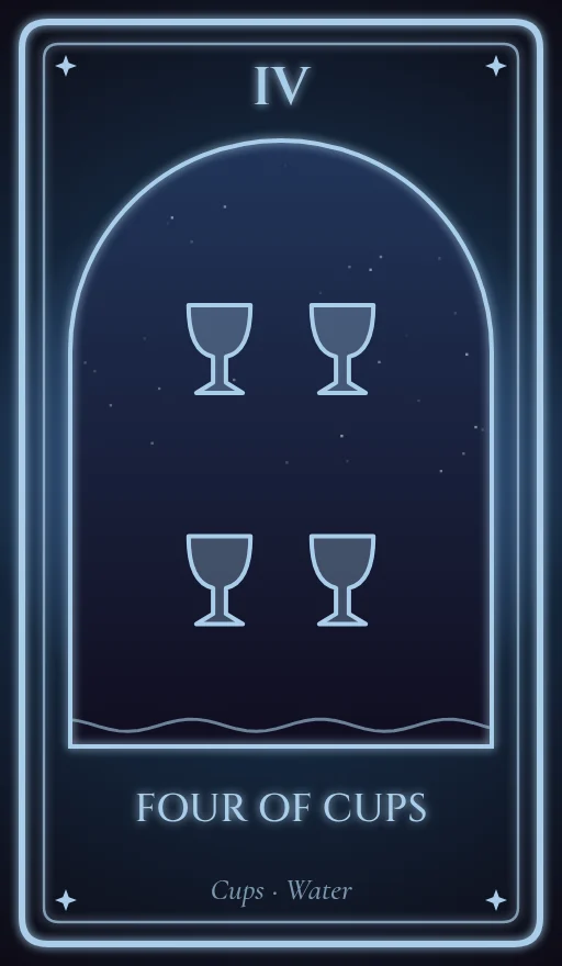 Lá Bốn Cốc (Four of Cups)