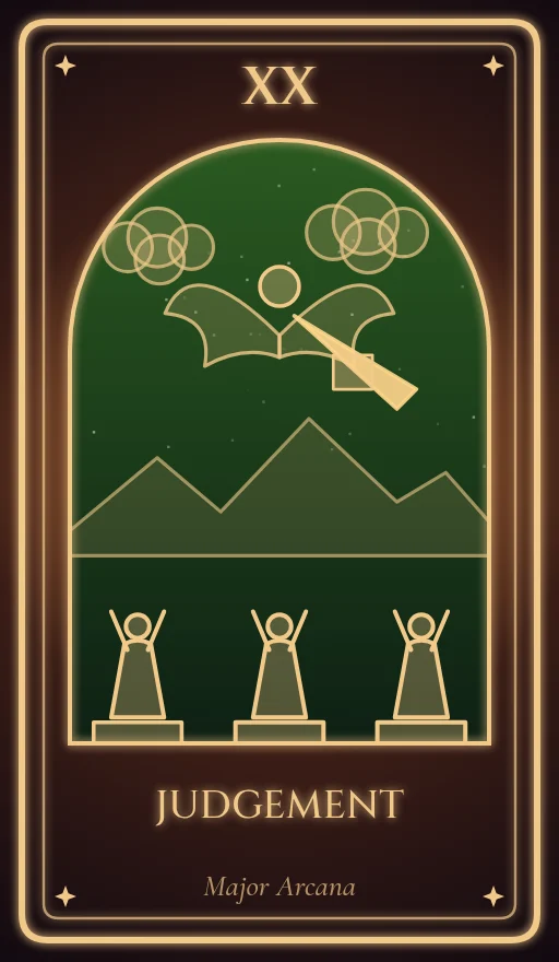 Lá bài tarot Phán Xét (Judgement)