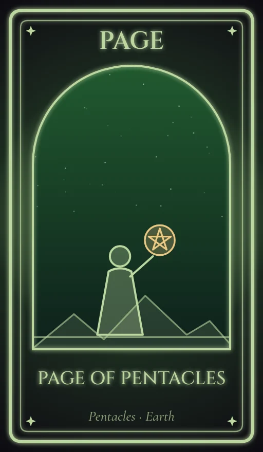 Lá Tiểu Đồng Tiền (Page of Pentacles)