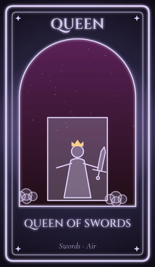 Lá Hoàng Hậu Kiếm (Queen of Swords)
