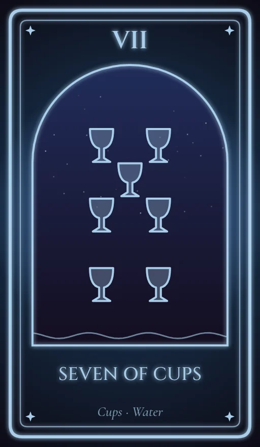 Lá Bảy Cốc (Seven of Cups)