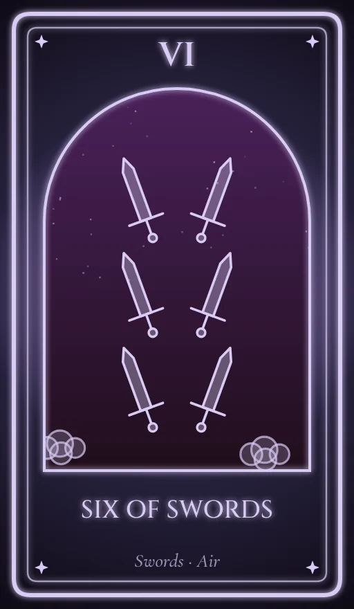 Lá Sáu Kiếm (Six of Swords)