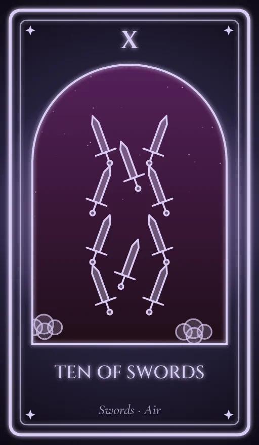 Lá Mười Kiếm (Ten of Swords)
