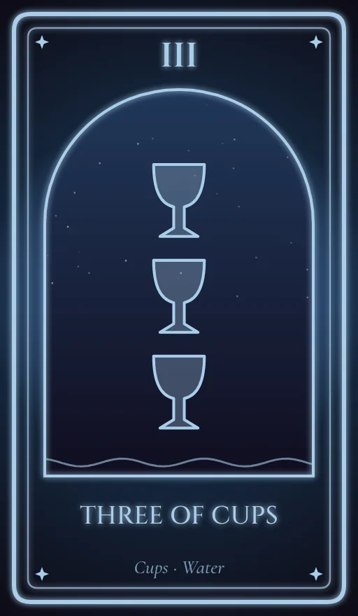 Lá Ba Cốc (Three of Cups)